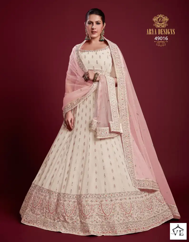 Arya Poshak Vol 6 Georgette Wholesale Bridal Lehenga Catalog — Wholesale Lehenga, MPA wholesale from Surat - Gallery Image 33