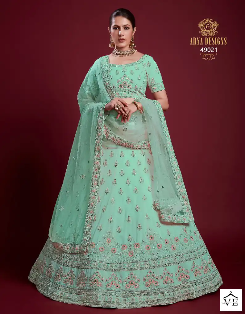 Arya Poshak Vol 6 Georgette Wholesale Bridal Lehenga Catalog — Wholesale Lehenga, MPA wholesale from Surat - Gallery Image 40