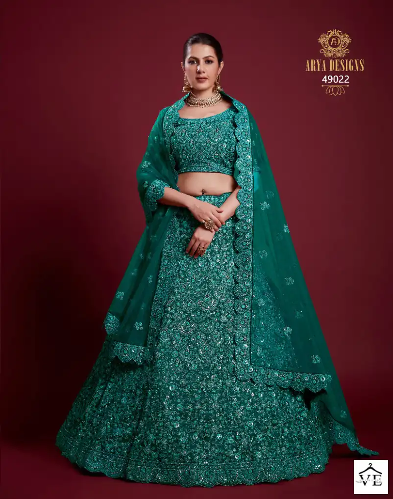 Arya Poshak Vol 6 Georgette Wholesale Bridal Lehenga Catalog — Wholesale Lehenga, MPA wholesale from Surat - Gallery Image 41