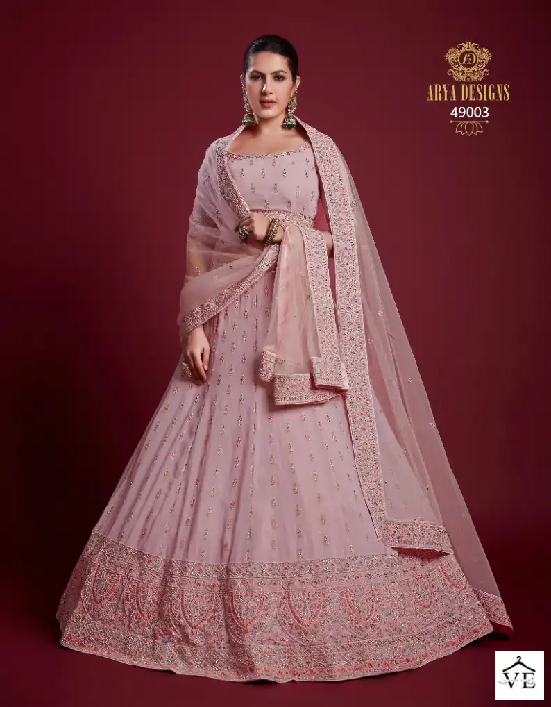 Arya Poshak Vol 6 Georgette Wholesale Bridal Lehenga Catalog — Wholesale Lehenga, MPA wholesale from Surat - Gallery Image 20
