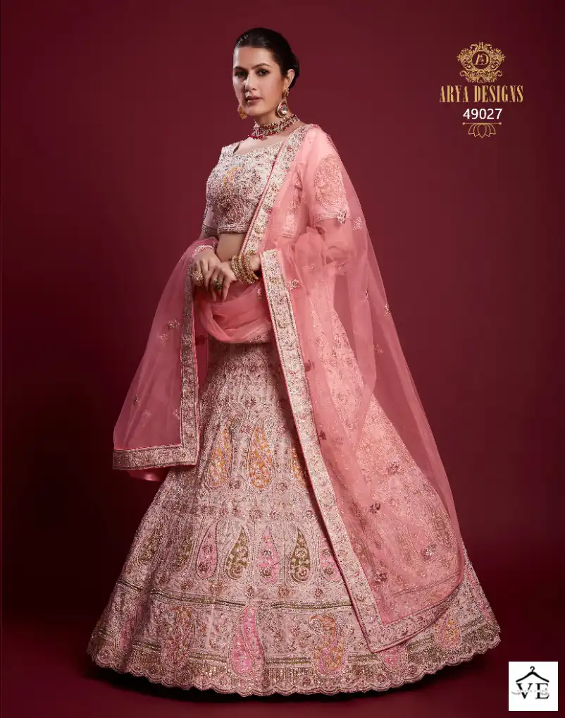 Arya Poshak Vol 6 Georgette Wholesale Bridal Lehenga Catalog — Wholesale Lehenga, MPA wholesale from Surat - Gallery Image 6