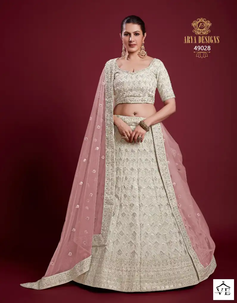 Arya Poshak Vol 6 Georgette Wholesale Bridal Lehenga Catalog — Wholesale Lehenga, MPA wholesale from Surat - Gallery Image 7