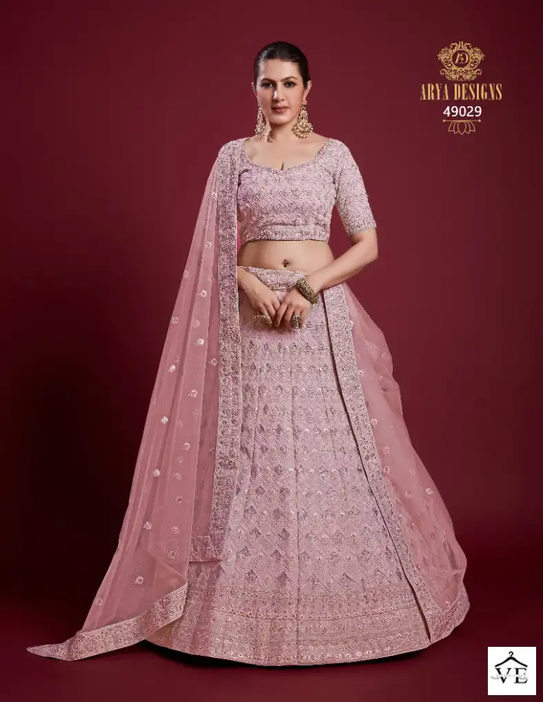 Arya Poshak Vol 6 Georgette Wholesale Bridal Lehenga Catalog — Wholesale Lehenga, MPA wholesale from Surat - Gallery Image 8