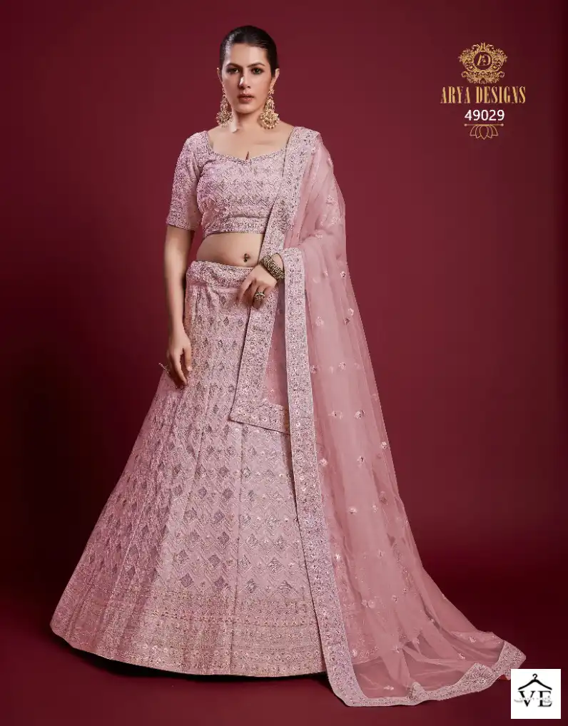 Arya Poshak Vol 6 Georgette Wholesale Bridal Lehenga Catalog — Wholesale Lehenga, MPA wholesale from Surat - Gallery Image 11
