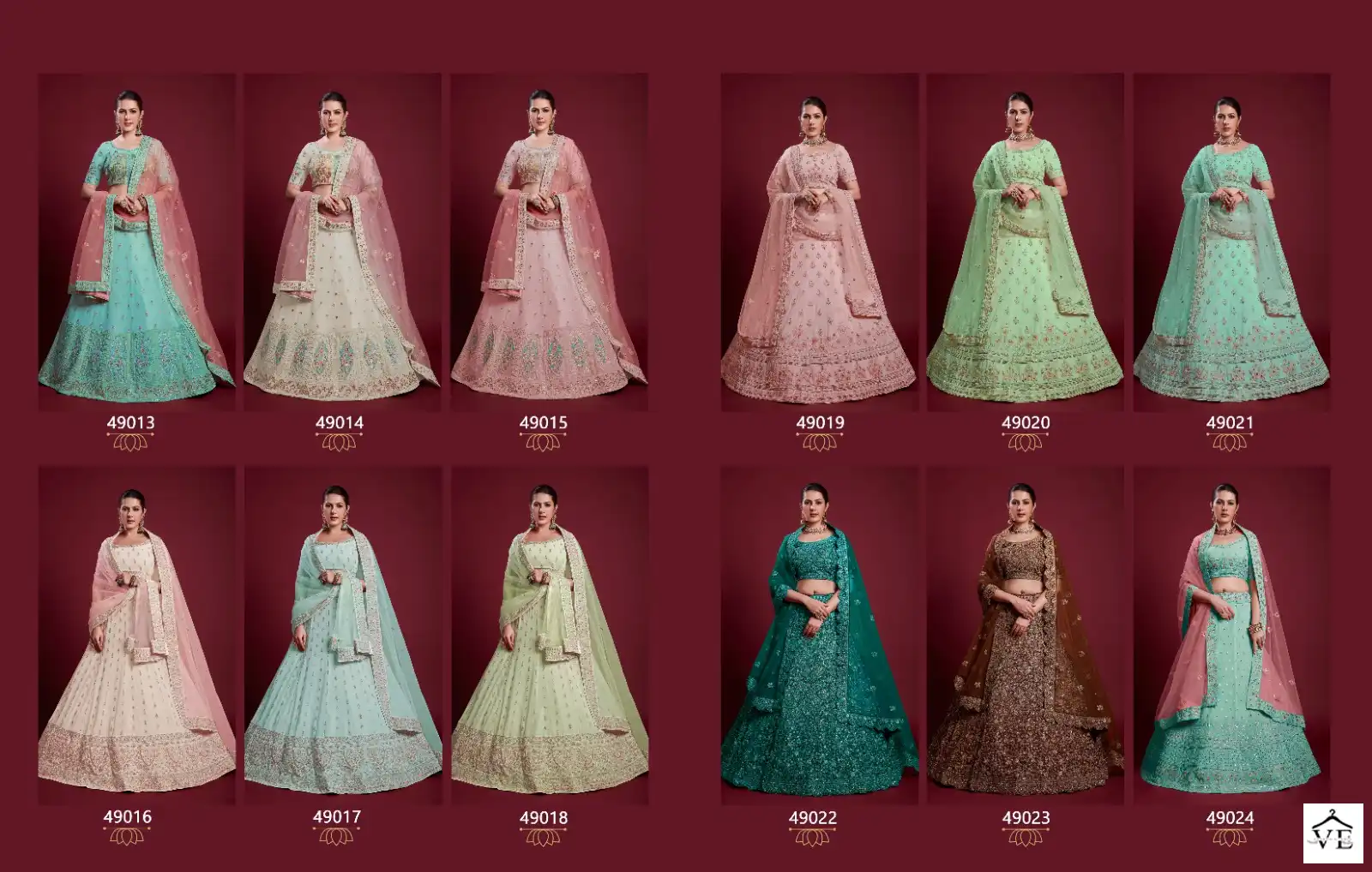 Arya Poshak Vol 6 Georgette Wholesale Bridal Lehenga Catalog — Wholesale Lehenga, MPA wholesale from Surat - Gallery Image 15