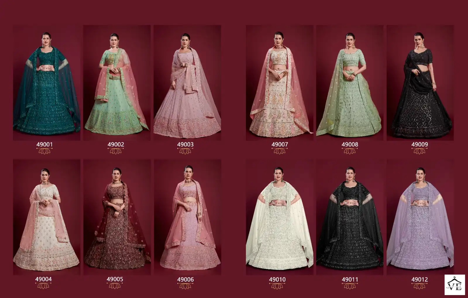 Arya Poshak Vol 6 Georgette Wholesale Bridal Lehenga Catalog — Wholesale Lehenga, MPA wholesale from Surat - Gallery Image 16