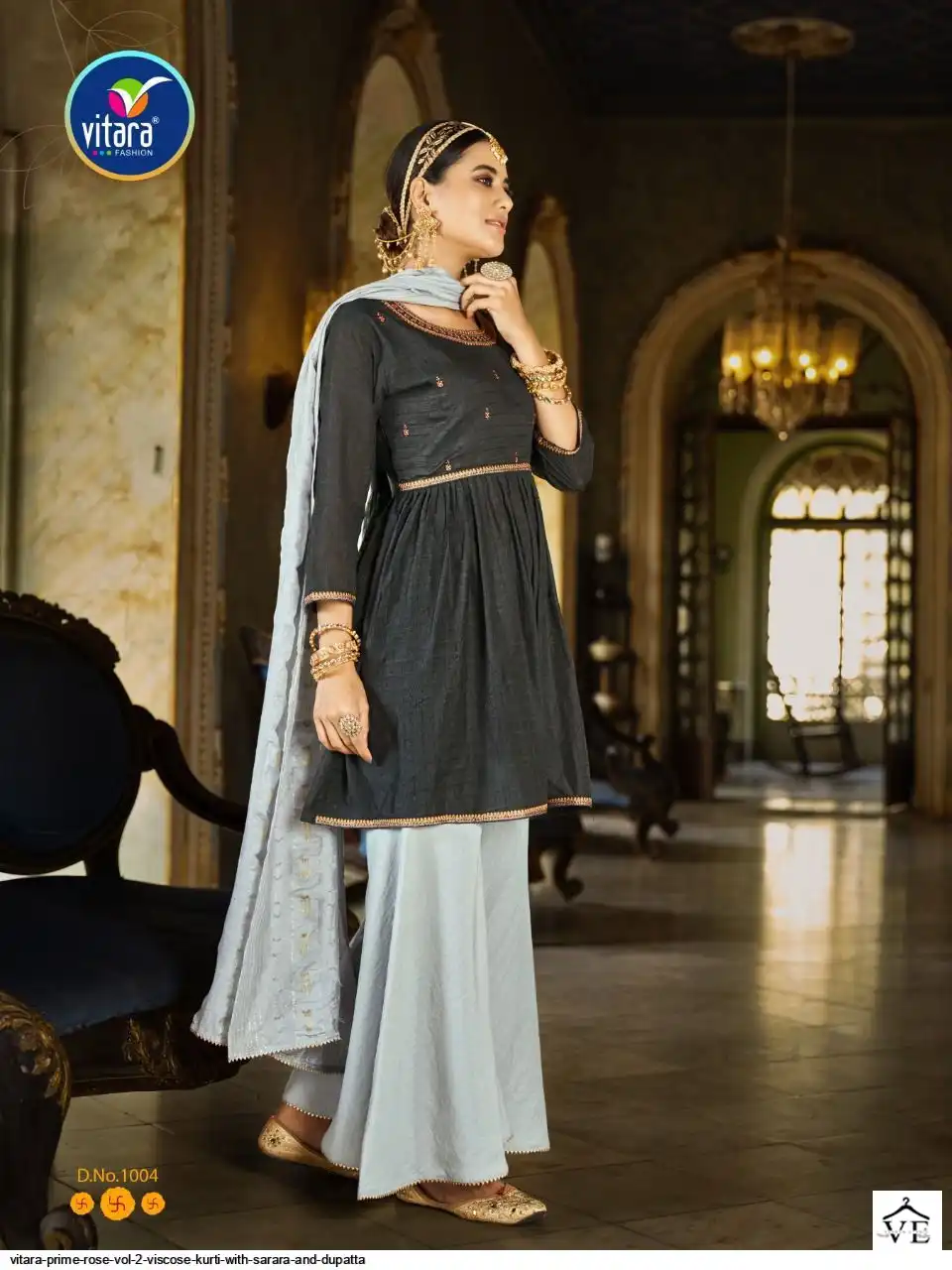 Vitara Prime Rose Viscos Wholesale Readymade Salwar Suit Catalog — Wholesale Salwar Suits, MPA wholesale from Surat - Gallery Image 2