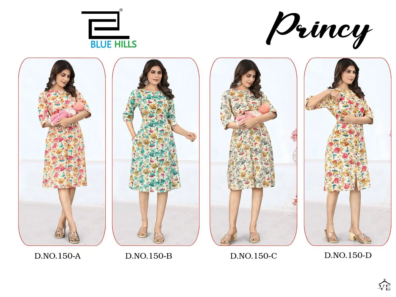 Blue Hills Princy Rayon Capsule Wholesale Kurtis Catalog — Wholesale Kurtis, MPA wholesale from Surat — view 5
