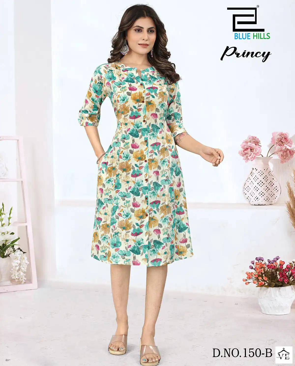 Blue Hills Princy Rayon Capsule Wholesale Kurtis Catalog — Wholesale Kurtis, MPA wholesale from Surat — view 1
