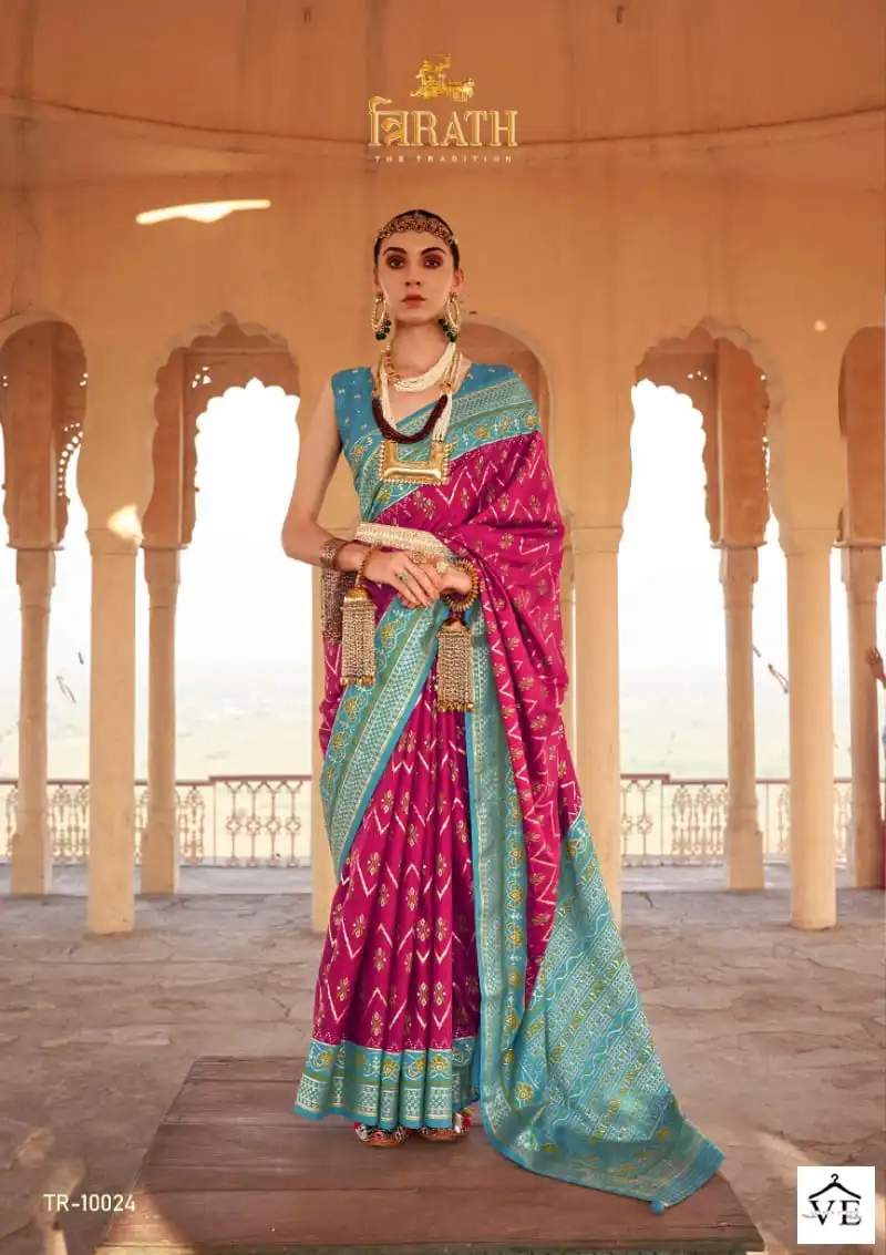 Vardan Ethnic Pure Patola Vol 2 Silk Wholesale Sarees Catalog — Wholesale Sarees, MPA wholesale from Surat - Gallery Image 7