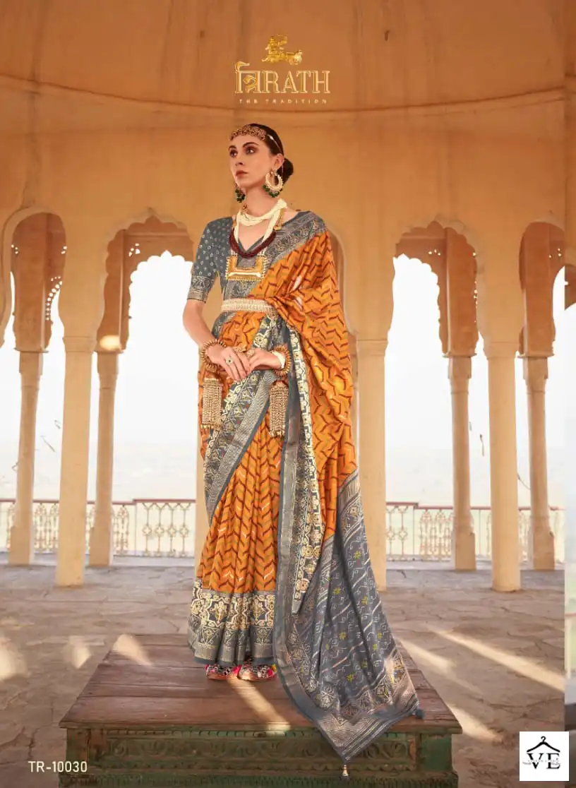 Vardan Ethnic Pure Patola Vol 2 Silk Wholesale Sarees Catalog — Wholesale Sarees, MPA wholesale from Surat - Gallery Image 3