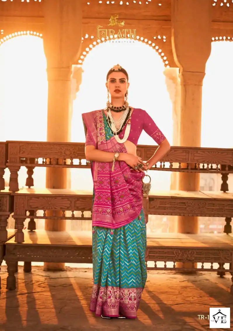 Vardan Ethnic Pure Patola Vol 2 Silk Wholesale Sarees Catalog — Wholesale Sarees, MPA wholesale from Surat - Gallery Image 5