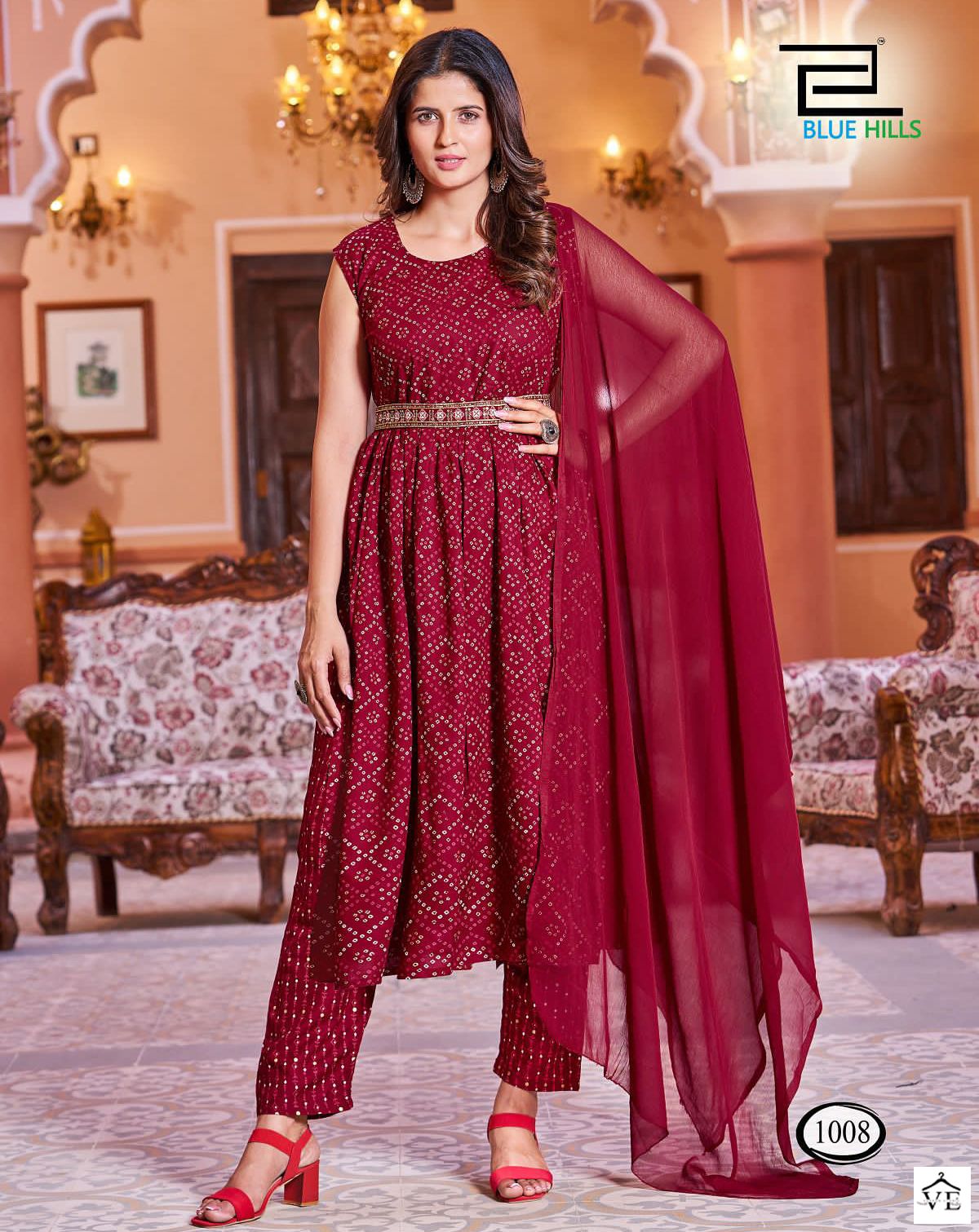 Blue Hills Paradise Rayon 14Kg Wholesale Readymade Salwar Suit Catalog — Wholesale Salwar Suits, MPA wholesale from Surat — view 1