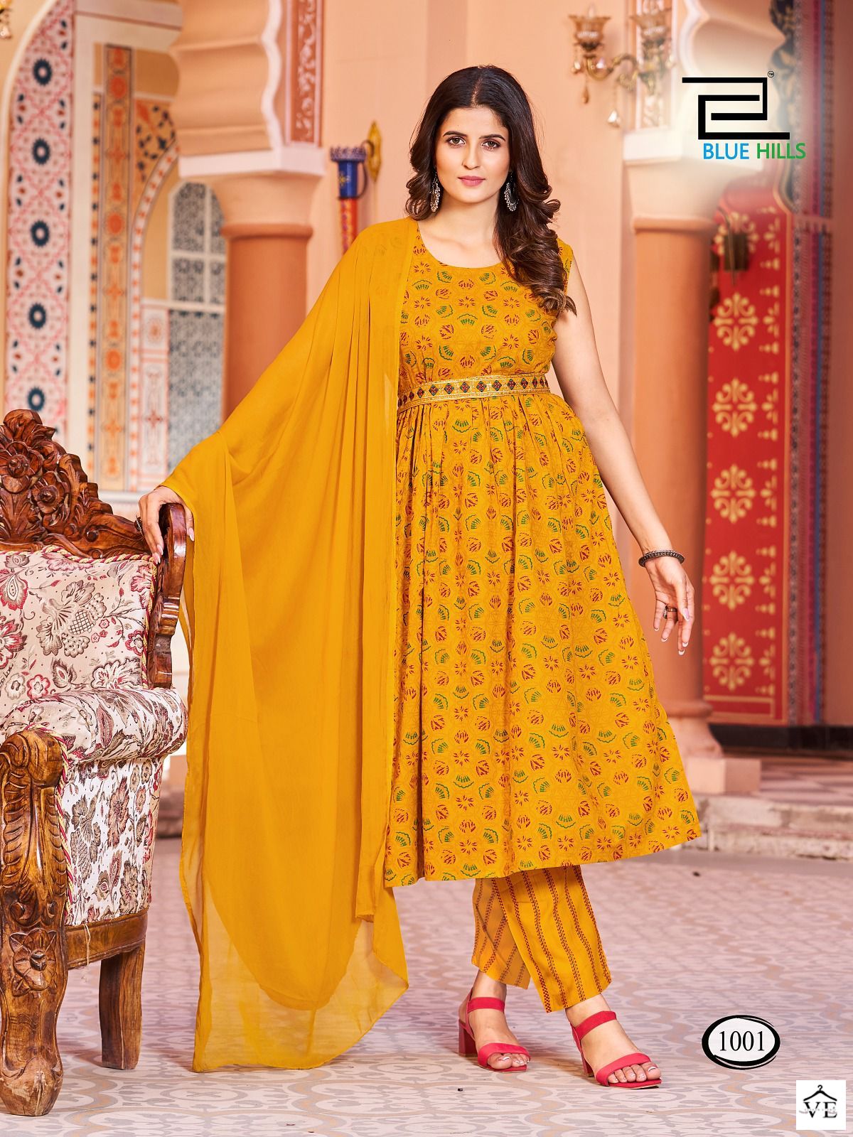 Blue Hills Paradise Rayon 14Kg Wholesale Readymade Salwar Suit Catalog — Wholesale Salwar Suits, MPA wholesale from Surat - Gallery Image 3