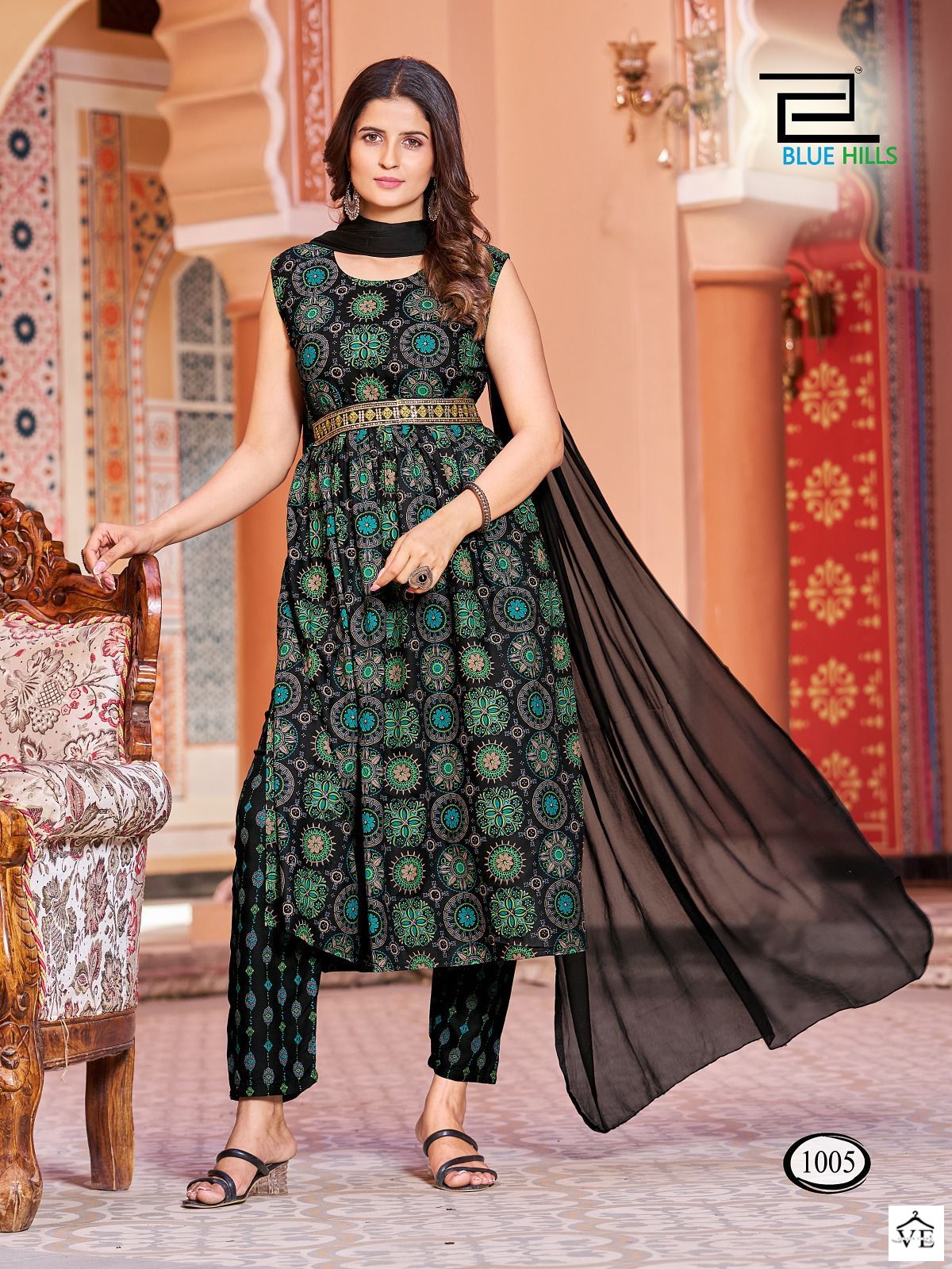 Blue Hills Paradise Rayon 14Kg Wholesale Readymade Salwar Suit Catalog — Wholesale Salwar Suits, MPA wholesale from Surat - Gallery Image 4