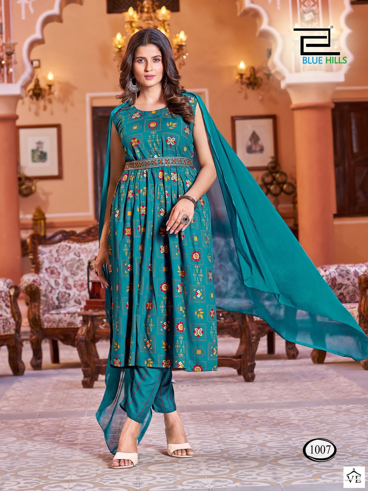 Blue Hills Paradise Rayon 14Kg Wholesale Readymade Salwar Suit Catalog — Wholesale Salwar Suits, MPA wholesale from Surat - Gallery Image 7