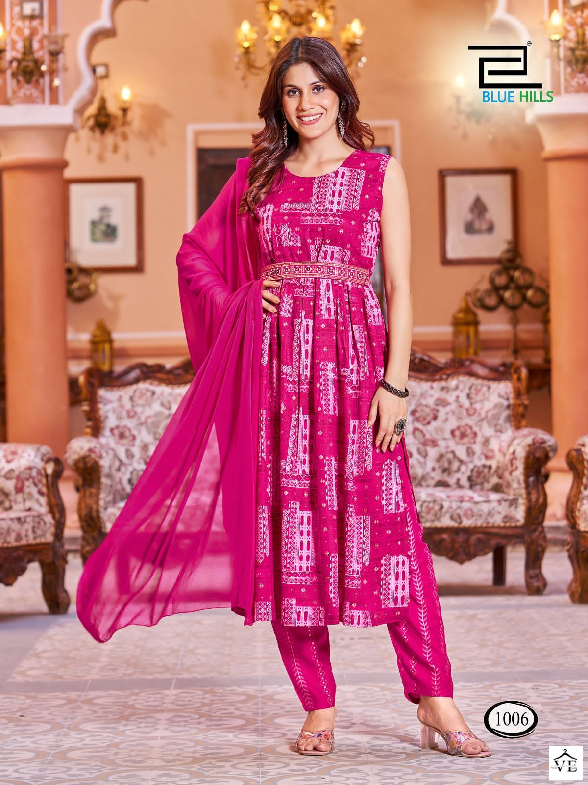 Blue Hills Paradise Rayon 14Kg Wholesale Readymade Salwar Suit Catalog — Wholesale Salwar Suits, MPA wholesale from Surat - Gallery Image 8