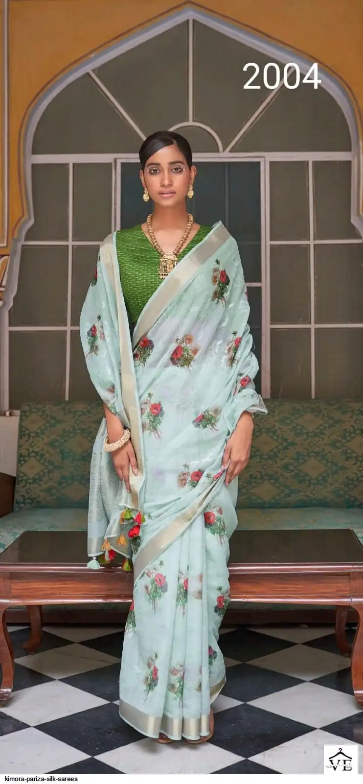 Kimora Pariza Organza Silk Wholesale Fancy Saree Catalog — Wholesale Sarees, MPA wholesale from Surat - Gallery Image 13