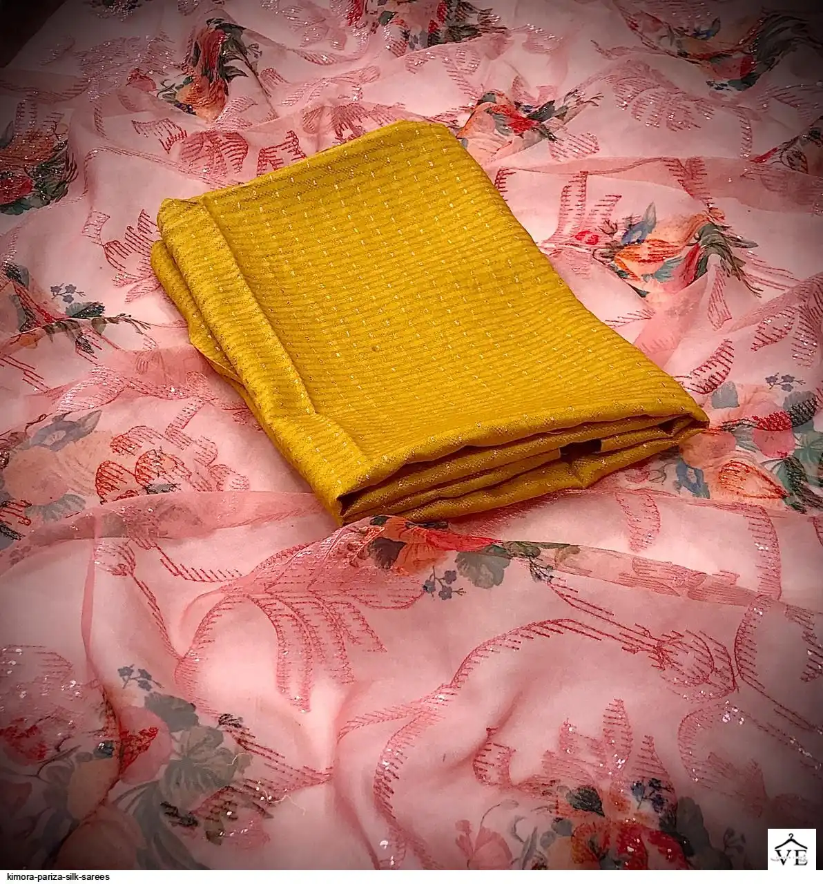 Kimora Pariza Organza Silk Wholesale Fancy Saree Catalog — Wholesale Sarees, MPA wholesale from Surat - Gallery Image 3