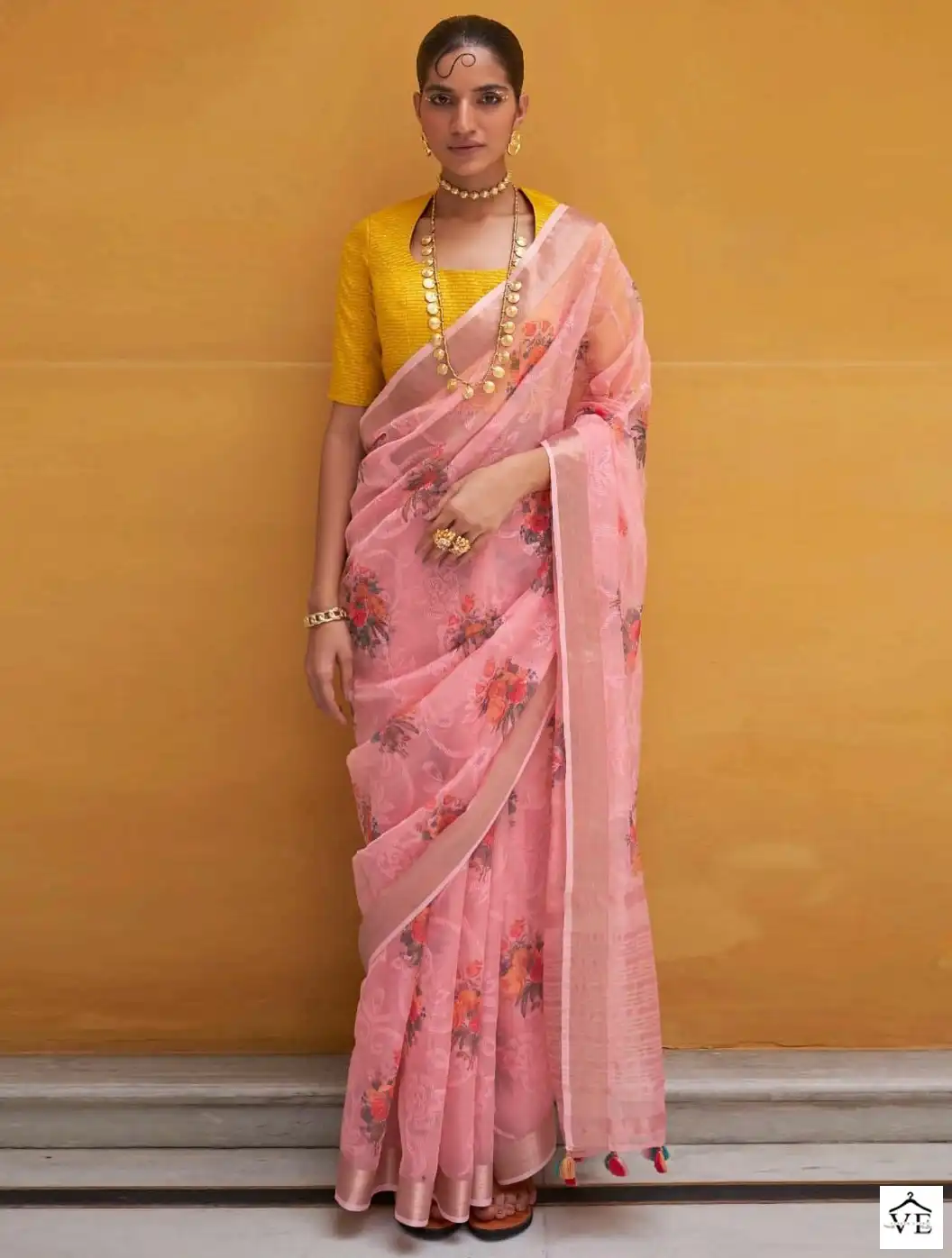 Kimora Pariza Organza Silk Wholesale Fancy Saree Catalog — Wholesale Sarees, MPA wholesale from Surat — view 1