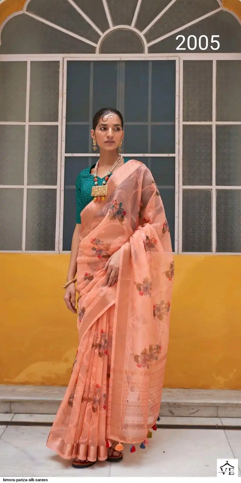 Kimora Pariza Organza Silk Wholesale Fancy Saree Catalog — Wholesale Sarees, MPA wholesale from Surat - Gallery Image 10