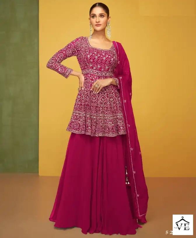 Sayuri Designer Petals Colour Premium Silk Wholesale Designer Salwar Suit Catalog — Wholesale Salwar Suits, Sayuri Designer wholesale from Surat — view 1