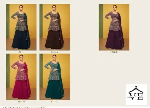 Sayuri Designer Petals Colour Premium Silk Wholesale Designer Salwar Suit Catalog — Wholesale Salwar Suits, Sayuri Designer wholesale from Surat — view 5