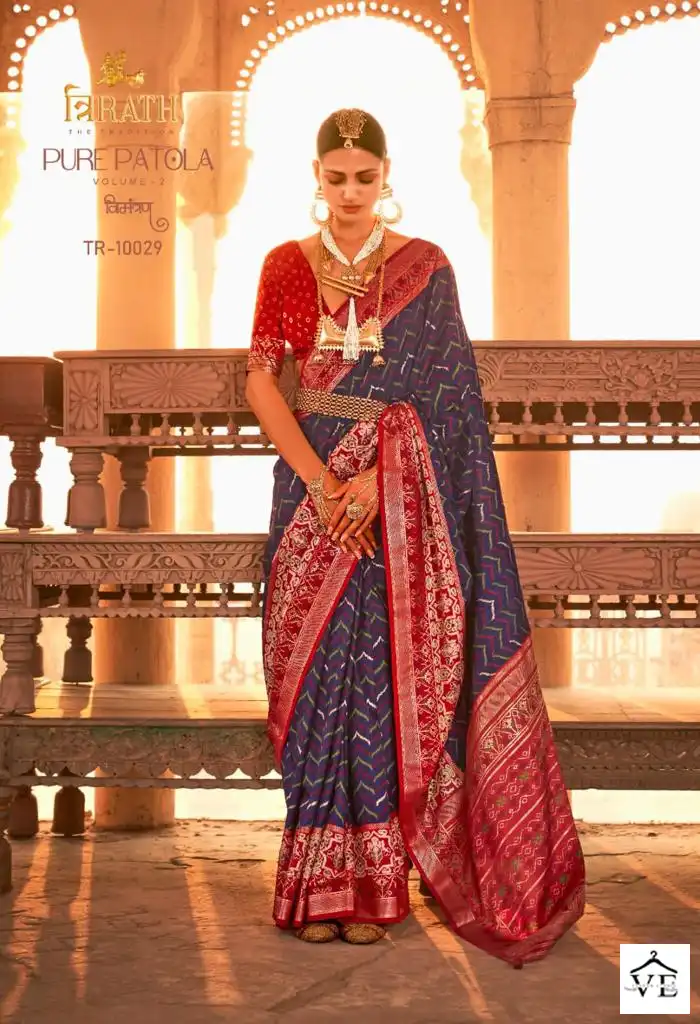 Vardan Ethnic Pure Patola Vol 2 Silk Wholesale Sarees Catalog — Wholesale Sarees, MPA wholesale from Surat - Gallery Image 11