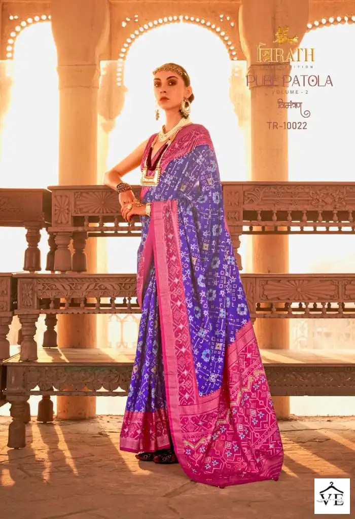 Vardan Ethnic Pure Patola Vol 2 Silk Wholesale Sarees Catalog — Wholesale Sarees, MPA wholesale from Surat - Gallery Image 4