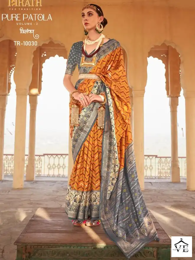 Vardan Ethnic Pure Patola Vol 2 Silk Wholesale Sarees Catalog — Wholesale Sarees, MPA wholesale from Surat — view 1