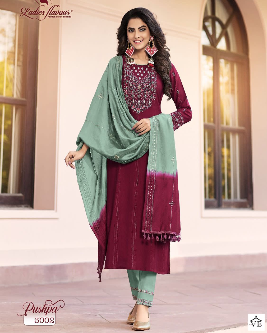 Ladies Flavour Pushpa Vol 3 Pure Rayon Viscose Wholesale Readymade Salwar Suit Catalog — Wholesale Salwar Suits, MPA wholesale from Surat — view 1