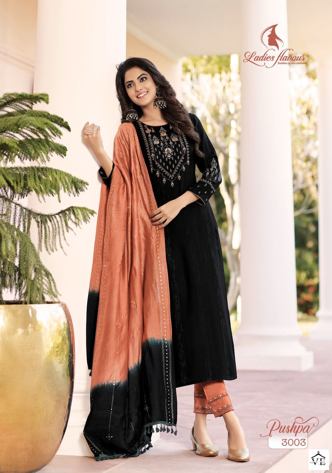 Ladies Flavour Pushpa Vol 3 Pure Rayon Viscose Wholesale Readymade Salwar Suit Catalog — Wholesale Salwar Suits, MPA wholesale from Surat - Gallery Image 3
