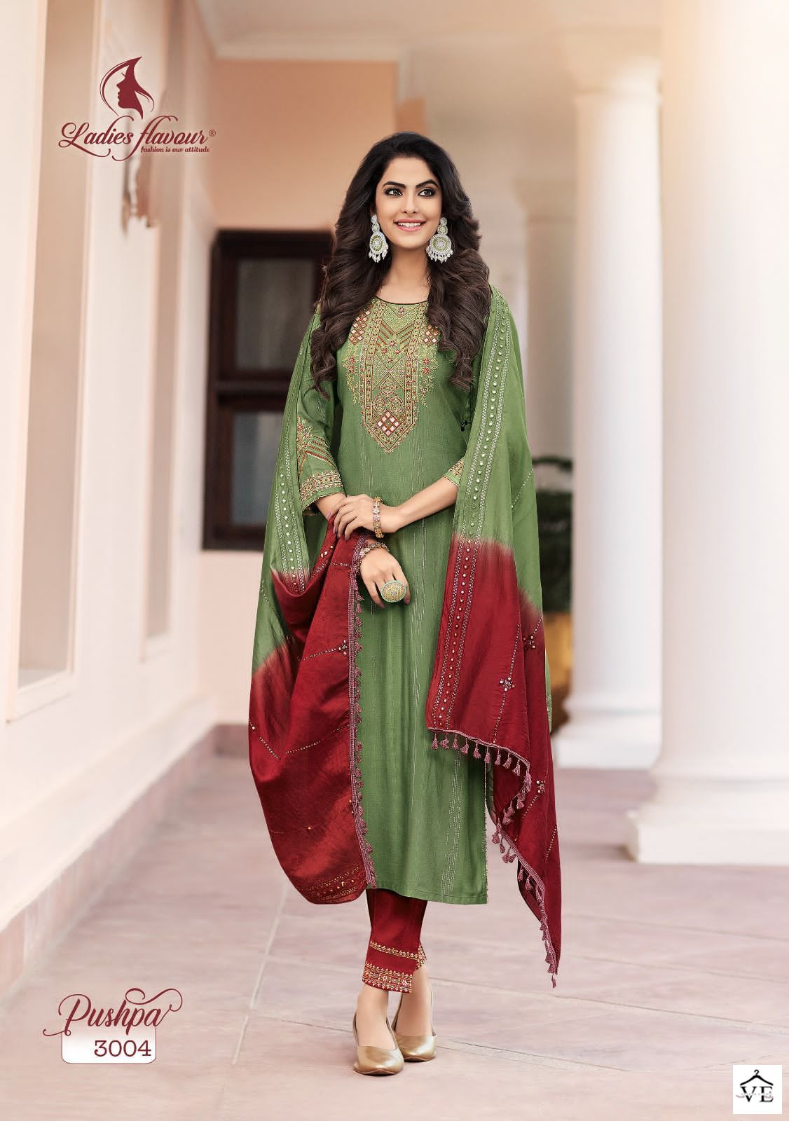 Ladies Flavour Pushpa Vol 3 Pure Rayon Viscose Wholesale Readymade Salwar Suit Catalog — Wholesale Salwar Suits, MPA wholesale from Surat - Gallery Image 4