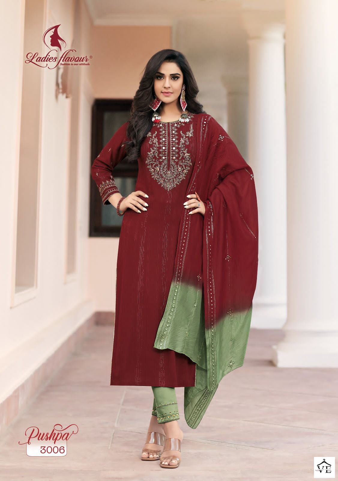 Ladies Flavour Pushpa Vol 3 Pure Rayon Viscose Wholesale Readymade Salwar Suit Catalog — Wholesale Salwar Suits, MPA wholesale from Surat - Gallery Image 6