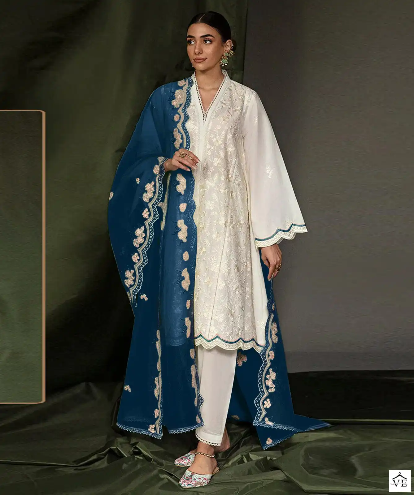 Ramsha R-1035B Nx Soft Silk Wholesale Readymade Pakistani Suit — Wholesale Salwar Suits, MPA wholesale from Surat — view 1