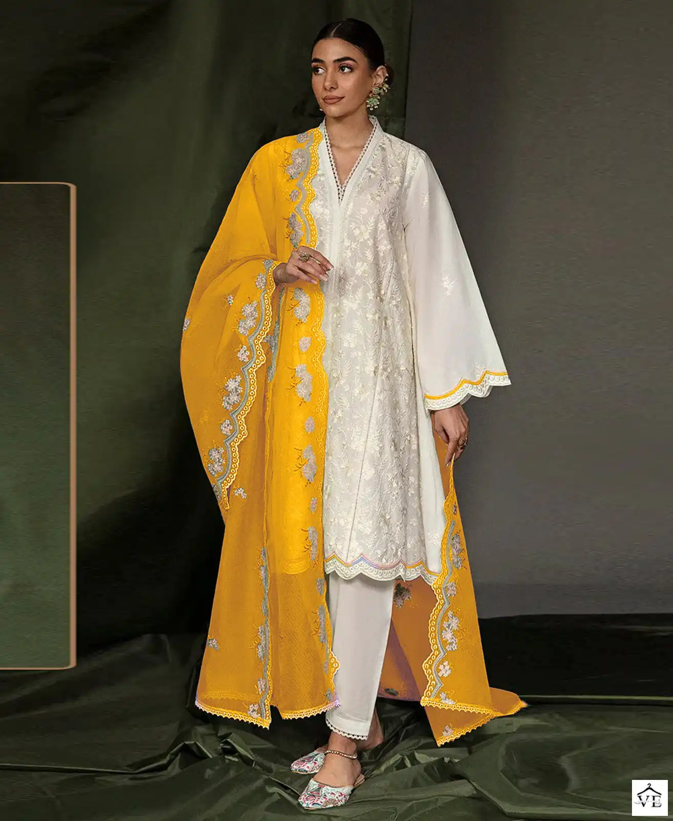 Ramsha R-1035C Nx Soft Silk Wholesale Readymade Pakistani Suit — Wholesale Salwar Suits, MPA wholesale from Surat — view 1