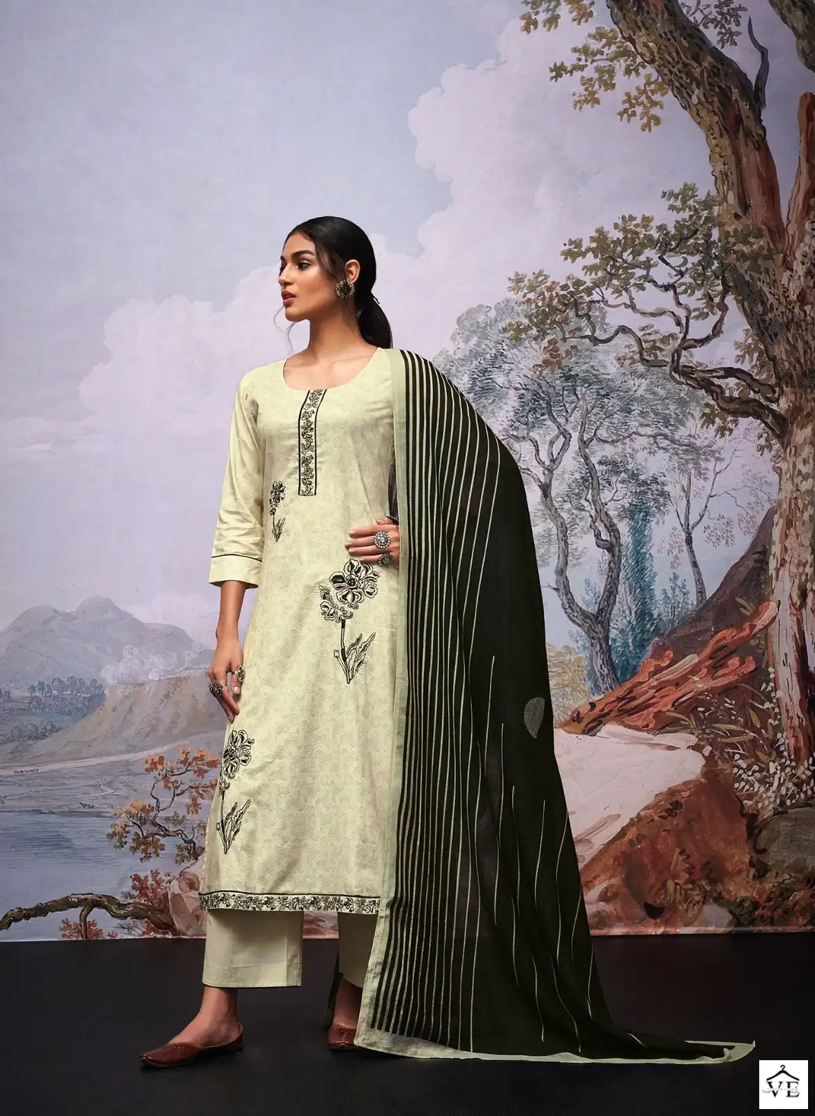 Ganga Raaginee Premium Cotton Wholesale Designer Salwar Suit Catalog — Wholesale Salwar Suits, MPA wholesale from Surat - Gallery Image 2