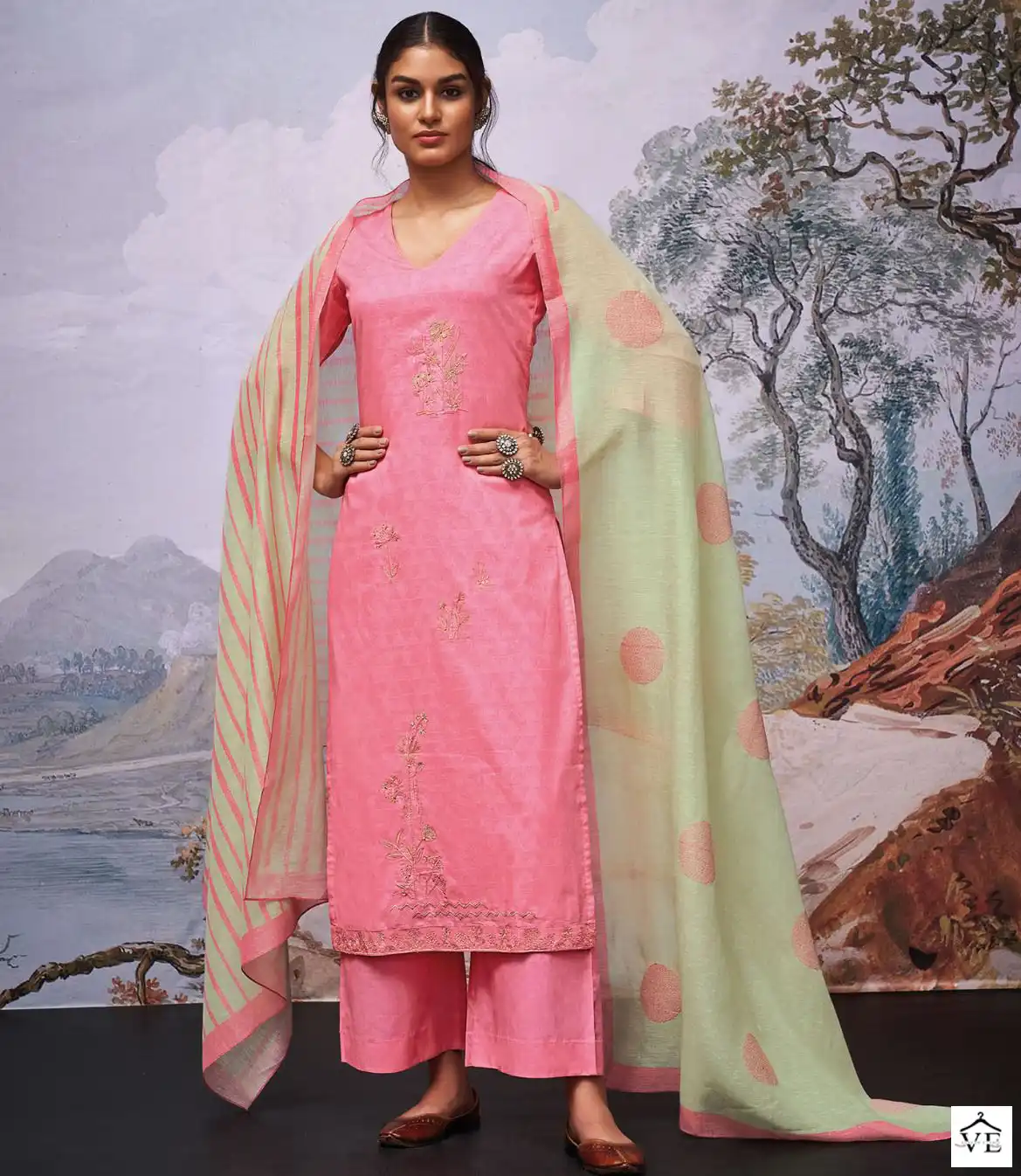 Ganga Raaginee Premium Cotton Wholesale Designer Salwar Suit Catalog — Wholesale Salwar Suits, MPA wholesale from Surat — view 1