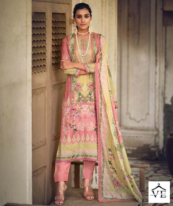 Vardan Ethnic Raaya Pure Bambarg Muslin Wholesale Designer Salwar Suit Catalog — Wholesale Salwar Suits, MPA wholesale from Surat — view 1