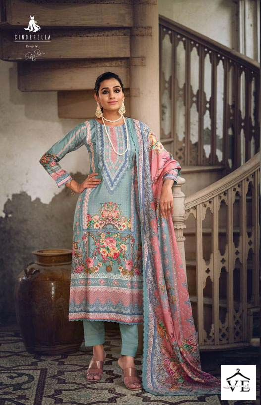 Vardan Ethnic Raaya Pure Bambarg Muslin Wholesale Designer Salwar Suit Catalog — Wholesale Salwar Suits, MPA wholesale from Surat - Gallery Image 6