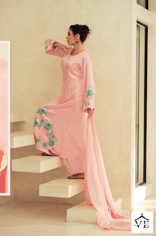 Aiqa Raazi Pure Bemberg Gaji Wholesale Designer Salwar Suit Catalog — Wholesale Salwar Suits, MPA wholesale from Surat - Gallery Image 5