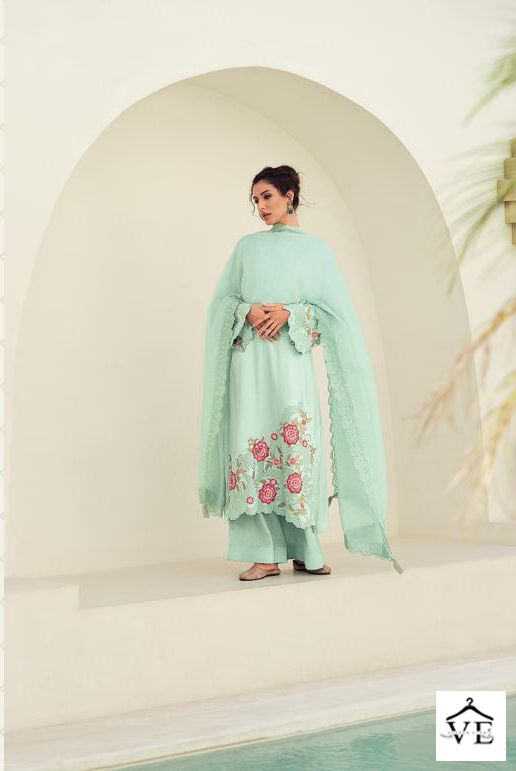 Aiqa Raazi Pure Bemberg Gaji Wholesale Designer Salwar Suit Catalog — Wholesale Salwar Suits, MPA wholesale from Surat - Gallery Image 6
