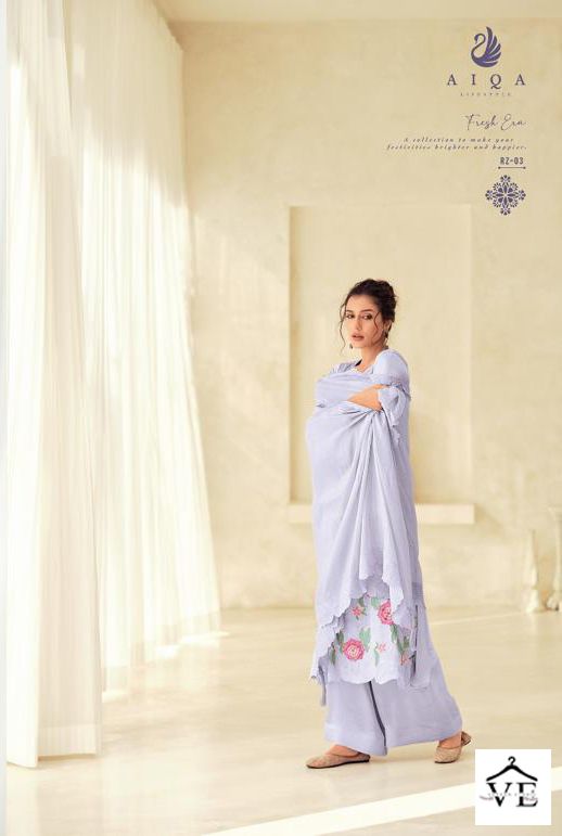 Aiqa Raazi Pure Bemberg Gaji Wholesale Designer Salwar Suit Catalog — Wholesale Salwar Suits, MPA wholesale from Surat - Gallery Image 7
