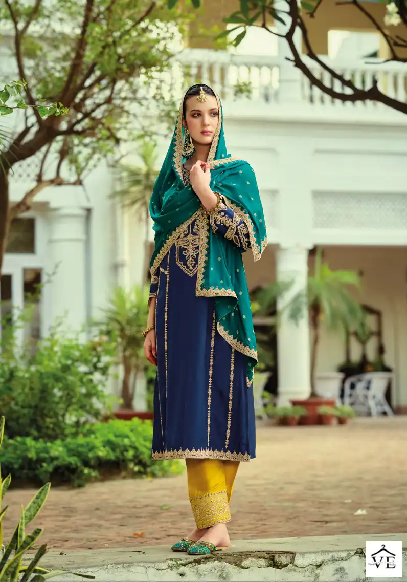 Ibiza Rajbari Pure Bembarg Silk Wholesale Designer Salwar Suit Catalog — Wholesale Salwar Suits, MPA wholesale from Surat - Gallery Image 5