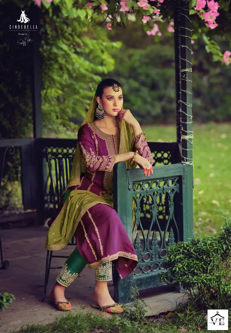 Ibiza Rajbari Pure Bembarg Silk Wholesale Designer Salwar Suit Catalog — Wholesale Salwar Suits, MPA wholesale from Surat - Gallery Image 9