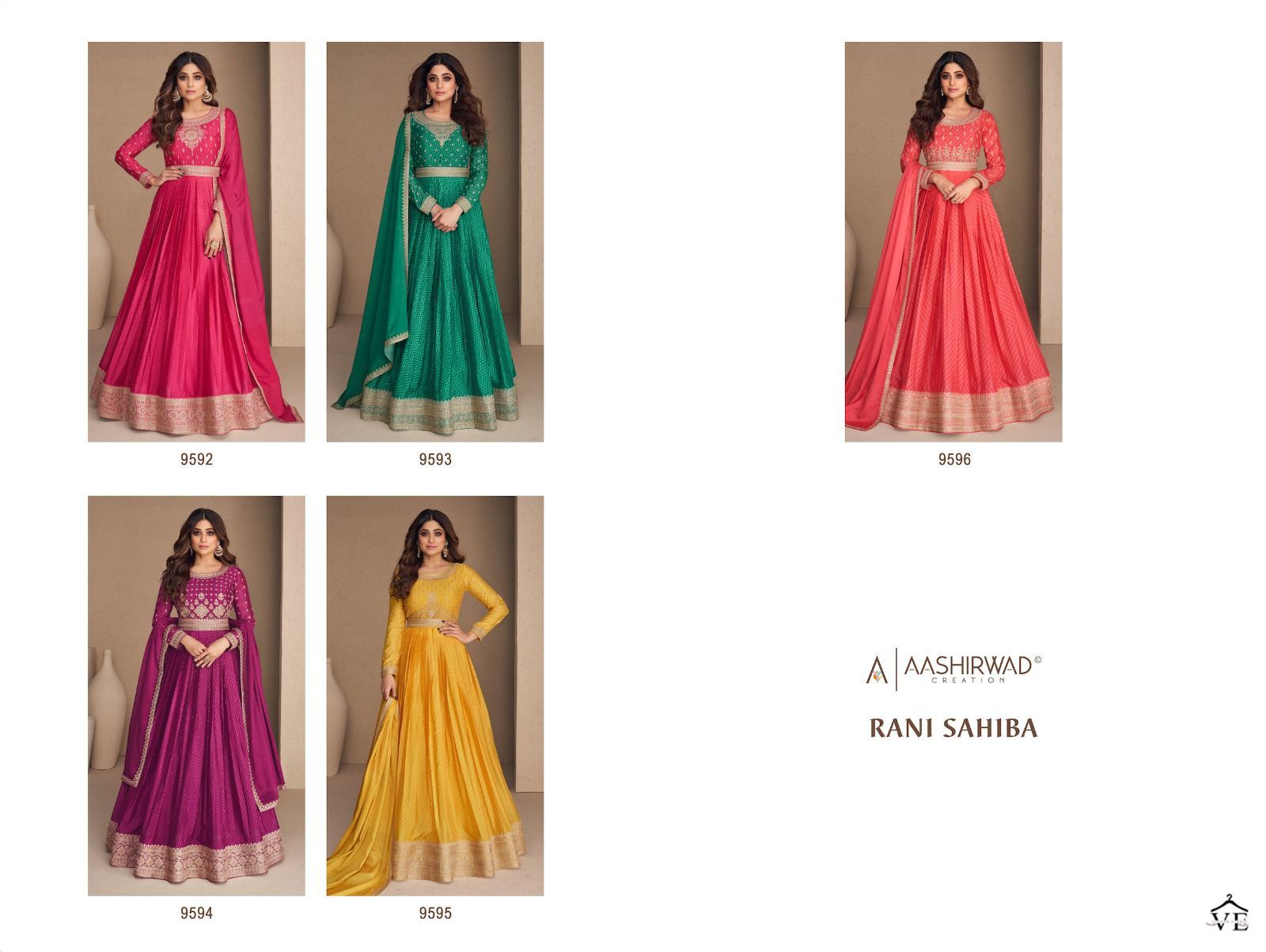 Aashirwad  Rani Sahiba Chinnon Silk Wholesale Designer Readymade Suit With Dupatta Catalog — Wholesale Salwar Suits, Aashirwad Creation wholesale from Surat — view 6