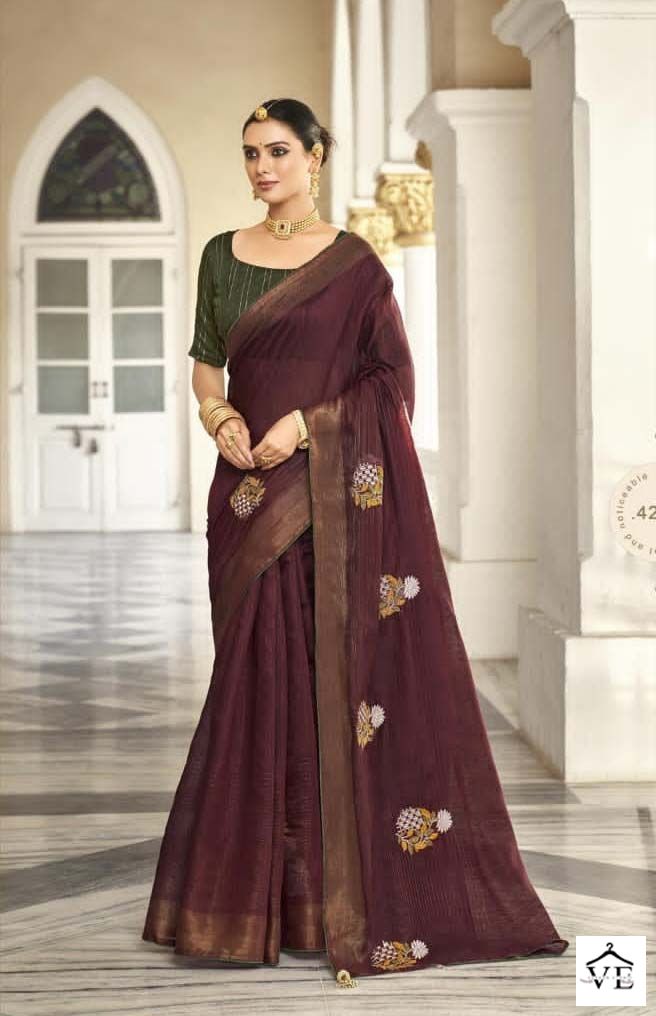 5D Designer Rasili Soft Cotton Wholesale Sarees Catalog — Wholesale Sarees, MPA wholesale from Surat - Gallery Image 4