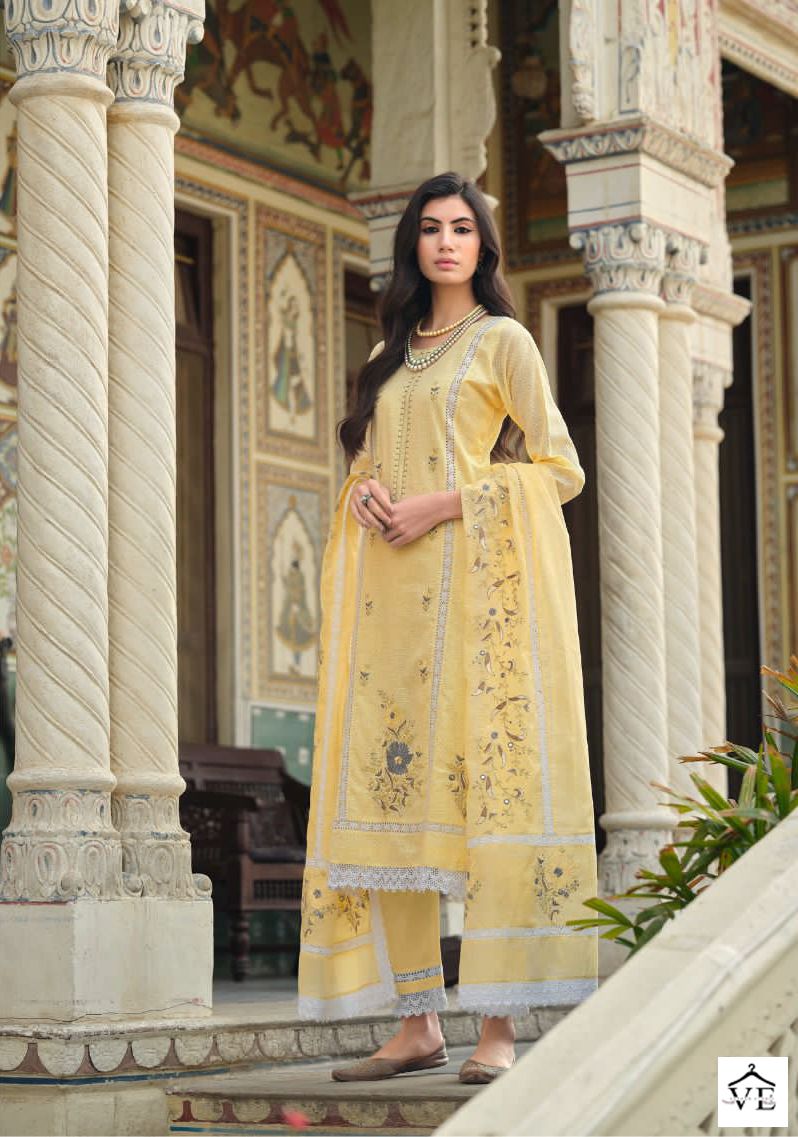 Ibiza Raysa Pure Lilen Cotton Wholesale Designer Salwar Suit Catalog — Wholesale Salwar Suits, MPA wholesale from Surat - Gallery Image 2