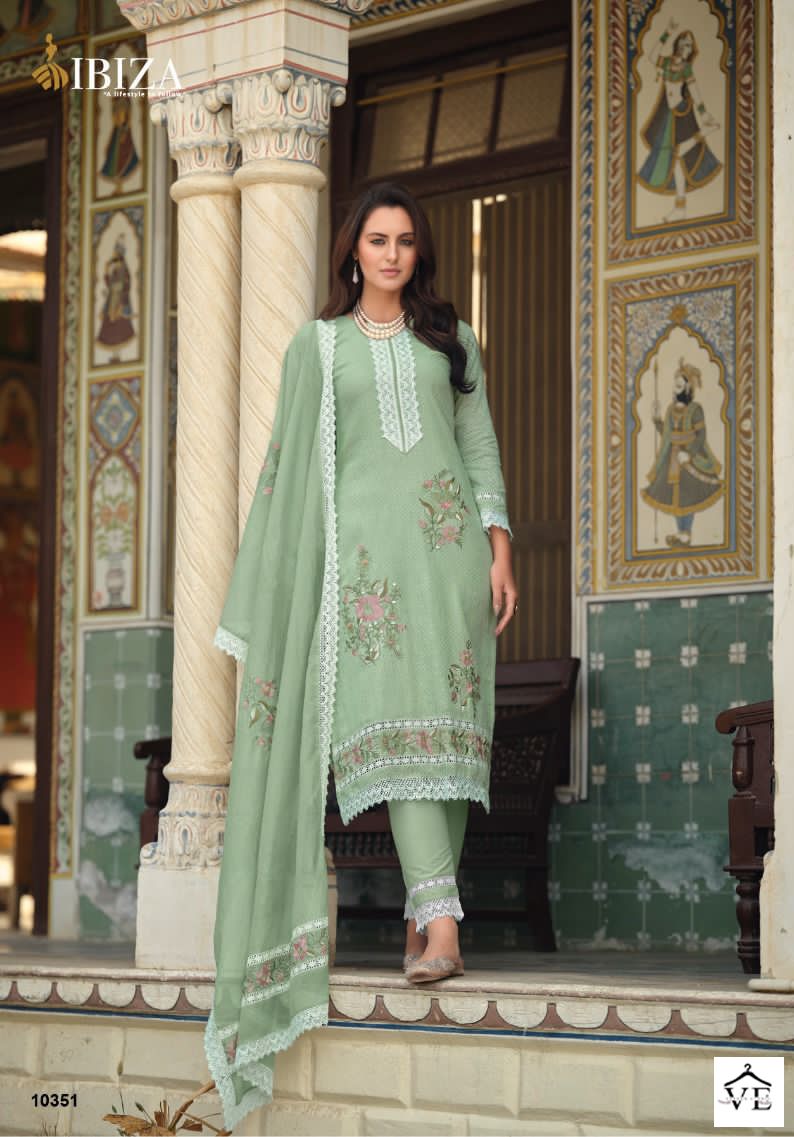 Ibiza Raysa Pure Lilen Cotton Wholesale Designer Salwar Suit Catalog — Wholesale Salwar Suits, MPA wholesale from Surat - Gallery Image 6