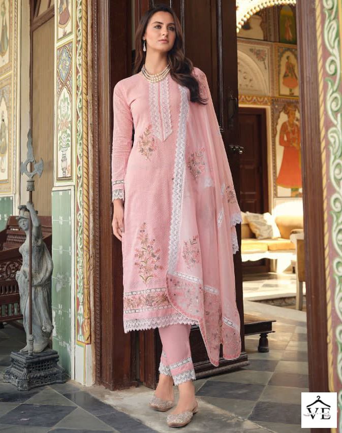 Ibiza Raysa Pure Lilen Cotton Wholesale Designer Salwar Suit Catalog — Wholesale Salwar Suits, MPA wholesale from Surat — view 1